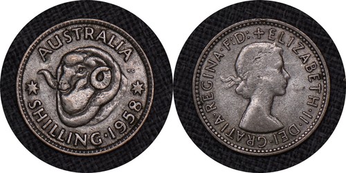 Australia 1958 uno - australia,