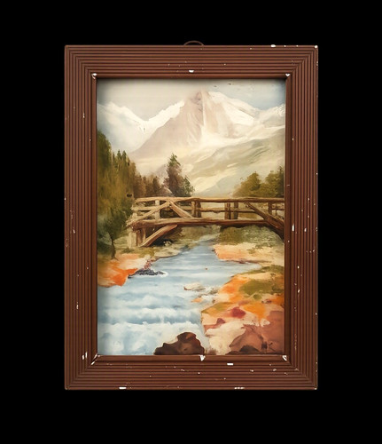 Antico quadro dipinto - antico,