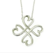 Quadrifoglio argento Tiffany