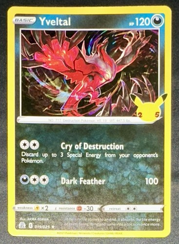 Pokemon yveltal holo 019 - pokemon, 019/025