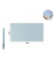 Rotolo Pellicola Adesiva Azzurro Polvere 45cm X 5mt Mobili Carta Da Parati 71122