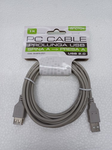 Cavo prolunga usb spina a - cavo,