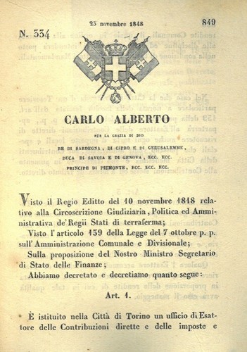 Regio decreto con cui - decreto, si