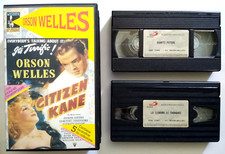 Vhs Quarto Potere/La Signora Di Shanghai Film Orson Welles Videocassetta (K14)