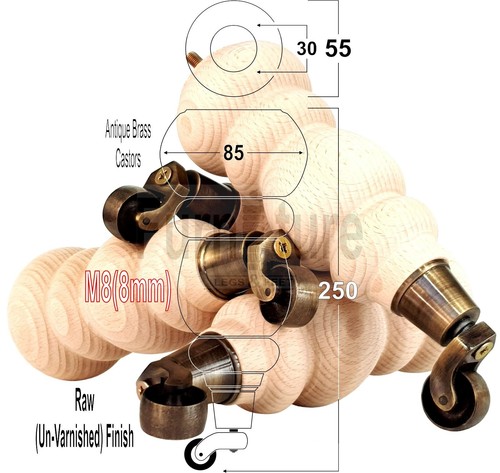 Gamba ruota mobili - 4x,