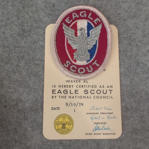 Vintage eagle scout patch - vintage, e