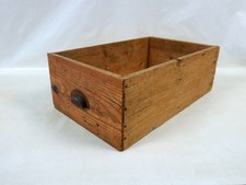 Cassetto Legno Vintage Antico Attrezzi Estraibile Porta Oggetti e Maniglia AB