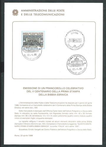 1988 italia bollettino - italia,