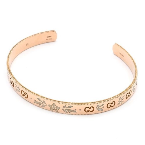 Bracciale gucci icona k18 - gucci, gg
