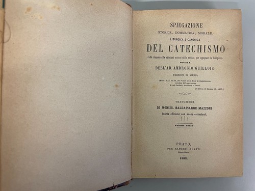 Antico libro guillois - antico,