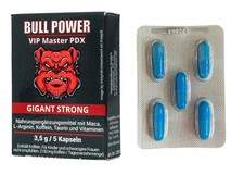 5 x pillole blu a base di erbe 🔥 Bull Power Strong per uomo 🔥 Maca L-arginina taurina