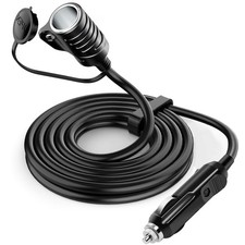 5M Prolunga Accendisigari Presa Cavi Accendisigari 12V/24V 16 AWG Spinotto Presa