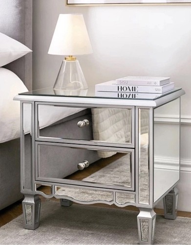 Comodino specchiato very home - comodino,