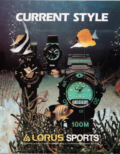 Lorus sport stampa pubblicità - sport,