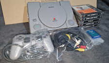CONSOLE SONY PS1 FAT PAL ITALIA SCPH-5502 + ACCESSORI SONY + 5 GIOCHI ORIGINALI
