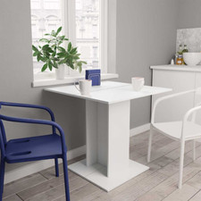 vidaXL Tavolo da Pranzo Bianco