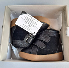 Stivali sneaker UGG Baby Rennon II neri culla neonato taglia 0/1 pelle neonato NUOVI