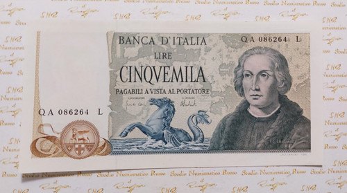 5000 lire colombo decret0 - lire,