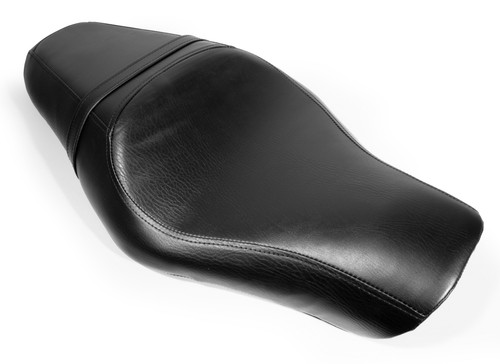 Sella nera plain per harley - sella,