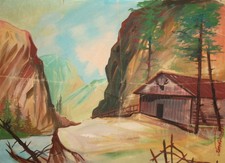 Dipinto ad olio impressionista