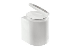 Pattumiera Pensile Bianco