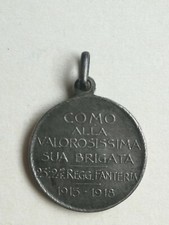 MEDAGLIA 23-24° REGGIMENTO FANTERIA COMO FANTI PRIMA GUERRA MONDIALE WW1 BRIGATA
