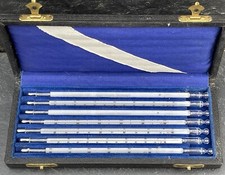 Antico Termometro Albert Dargatz fino a 350°C, 7 Pezzi in Scatola (X 1235)