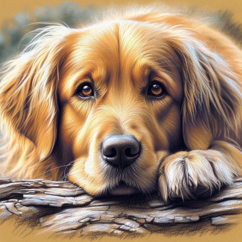 Golden retriever motivo - (50),
