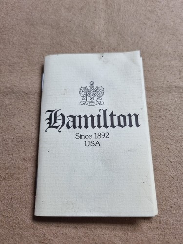 Hamilton lancaster vintage - hamilton,