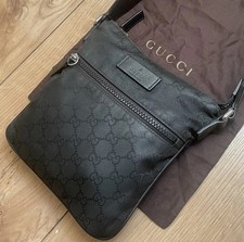 Borsa messenger Gucci nera