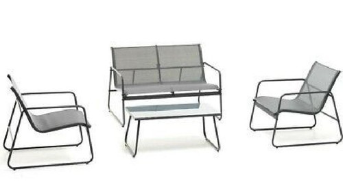 Set giardino posti - posti, grigio