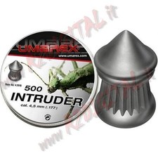 SCATOLA PIOMBINI UMAREX INTRUDER CONICO CALIBRO 4.5 mm .177 PER PISTOLA CARABINA