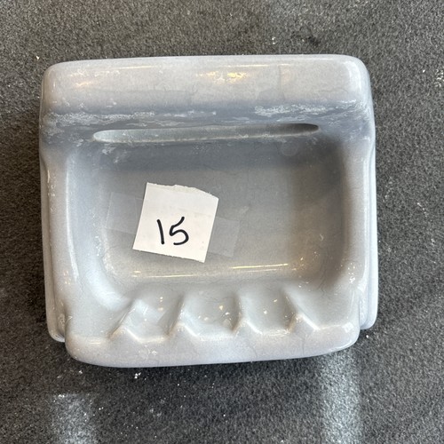 Portasapone ceramica blu