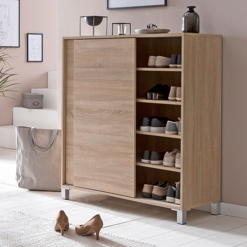 Finebuy scarpiera sonoma - finebuy, legno