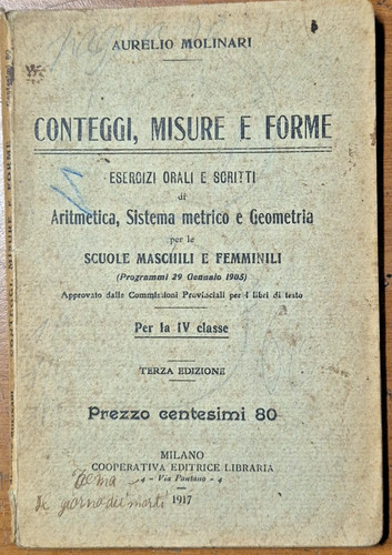 Conteggi misure forme - misure,