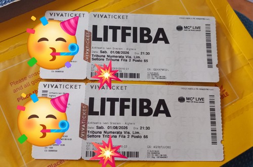 Biglietti litfiba - biglietti,