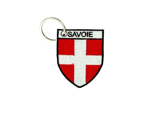 Portachiavi ricamato patch - portachiavi,