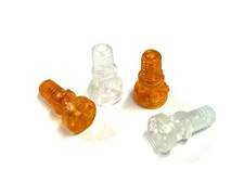 4 Vite in Plastica Arancio e