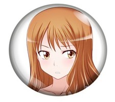 1 PINS, SPILLA, SPILLETTA mod.011 - Ano Hana - Cod.1 - 25 mm