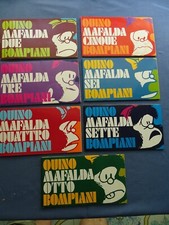 FUMETTI-QUINO-MAFALDA-LOTTO SETTE STRISCE BOMPIANI 1974-MAI SFOGLIATI