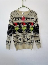Grinch Christmas Sweater Boys