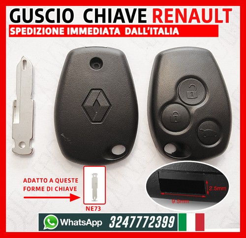 Guscio chiave tasti lama - tasti, +