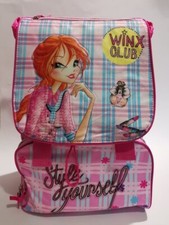 Zaino Estensibile Organizzato Winx Club Scuola Tempo Libero Nuovo Originale