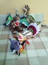 6 dinosauri peluches lotto - 4 di grandi dimensioni