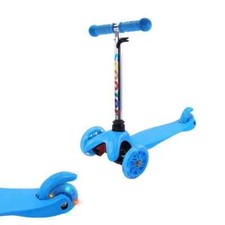 Monopattino 3 Ruote Blu Per