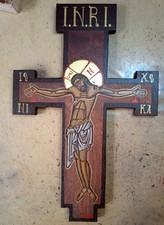 Crocifisso da parete  dipinto