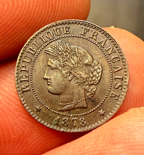 Centime cérès 1878 - 1, k