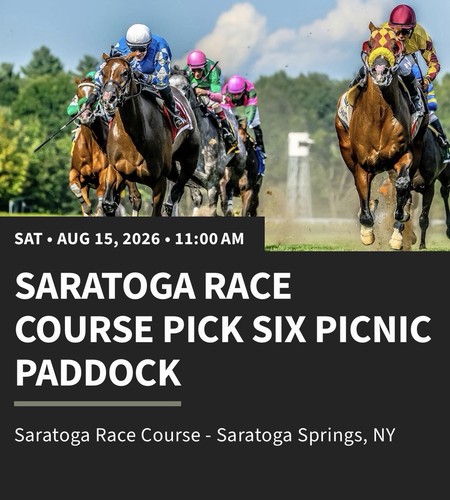 Saratoga race course scegli - race,