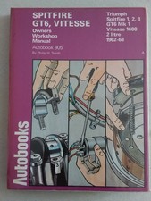 SPITFIRE GT6  VITESSE  WORKSHOP MANUAL   PHILIP H. SMITH  IN INGLESE