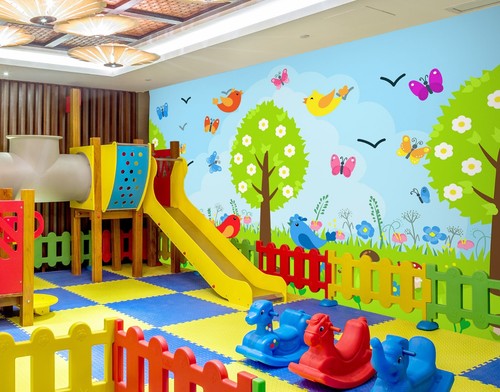 Carta parati giardino - carta, 3d